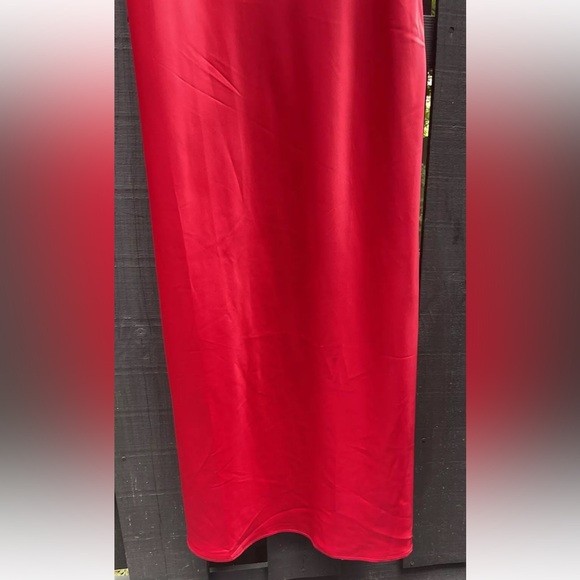 WAYF Women's Sweetheart Neck Sleeveless Cami Maxi Slip Dress in Red Size L NWT - Picture 8 of 16